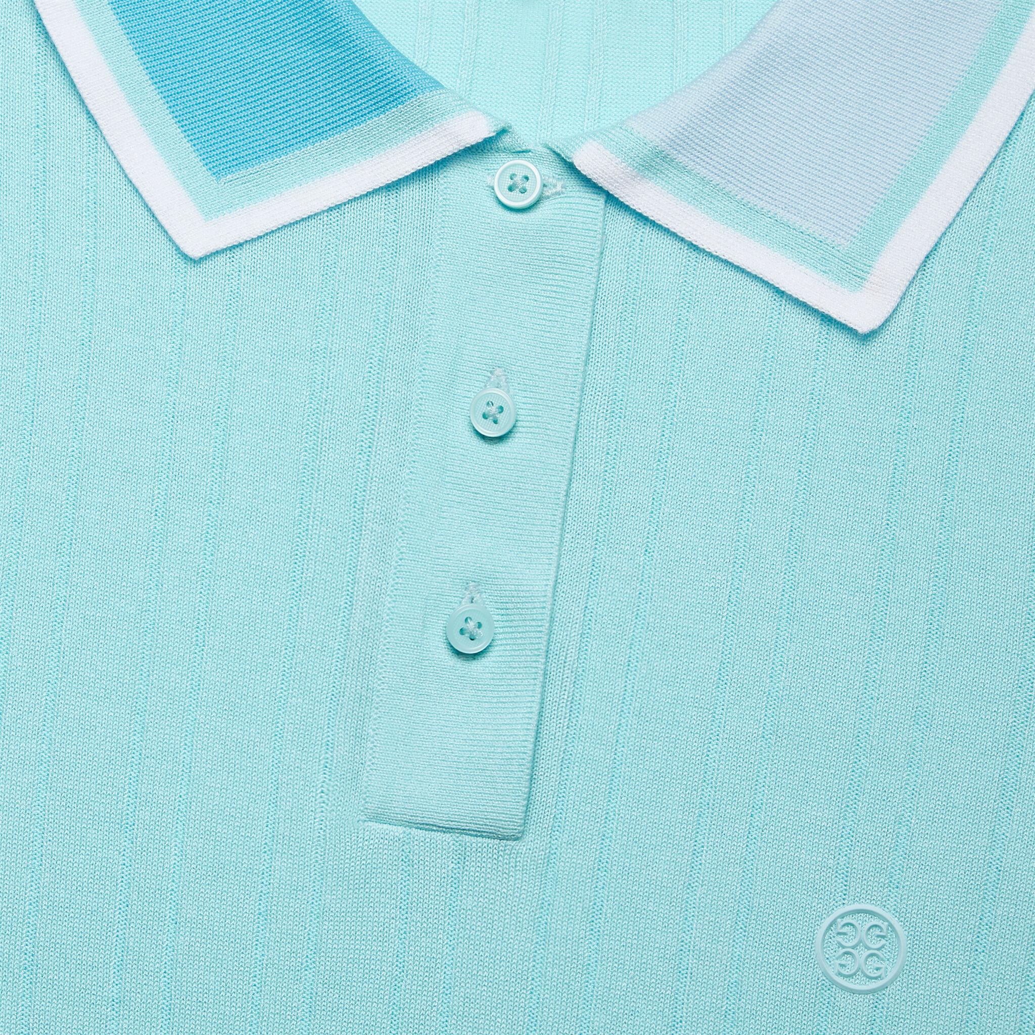 RIBBED COTTON BLEND SWEATER POLO Product Image