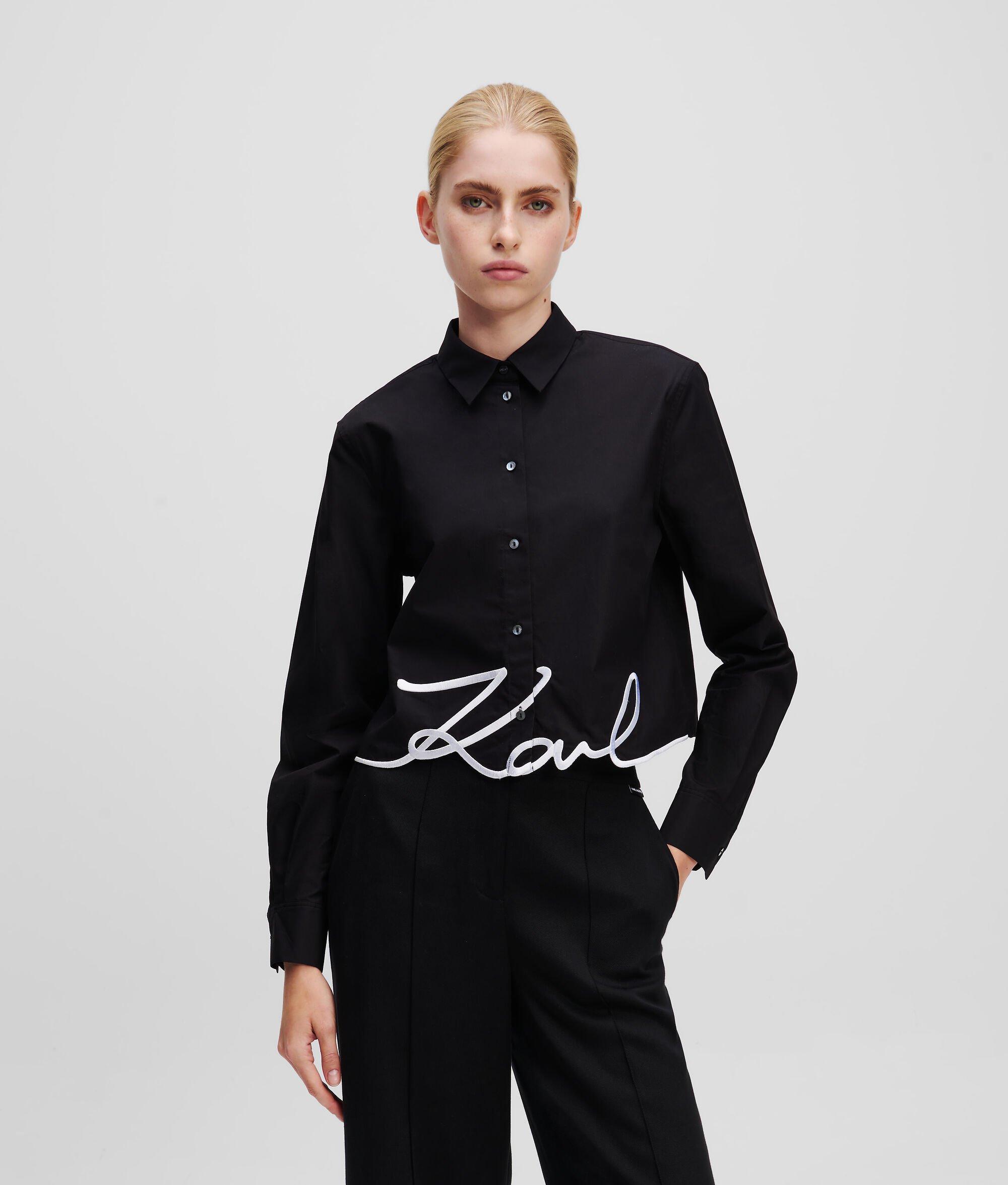 SIGNATURE CROPPED SHIRT Product Image