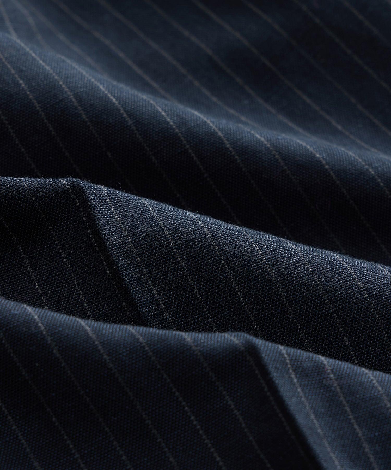 Italian Linen-Cotton Pinstripe Wythe Trouser Product Image