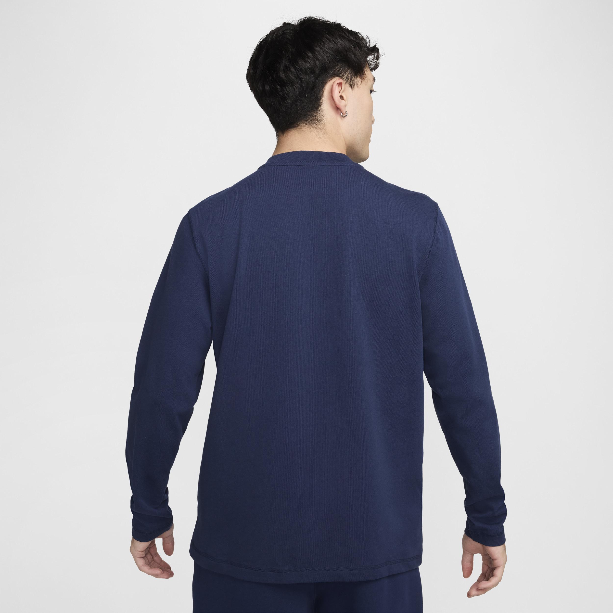Nike Men's Club Long-Sleeve Henley Product Image