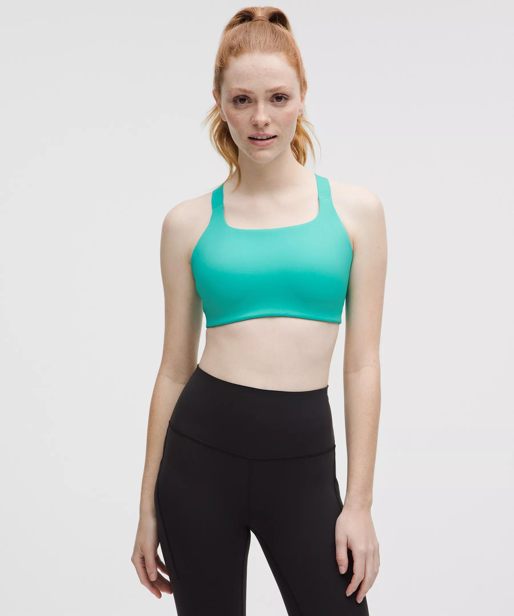 Ultralu Square-Neck Workout Bra *Medium Support, D/DD Cup Product Image