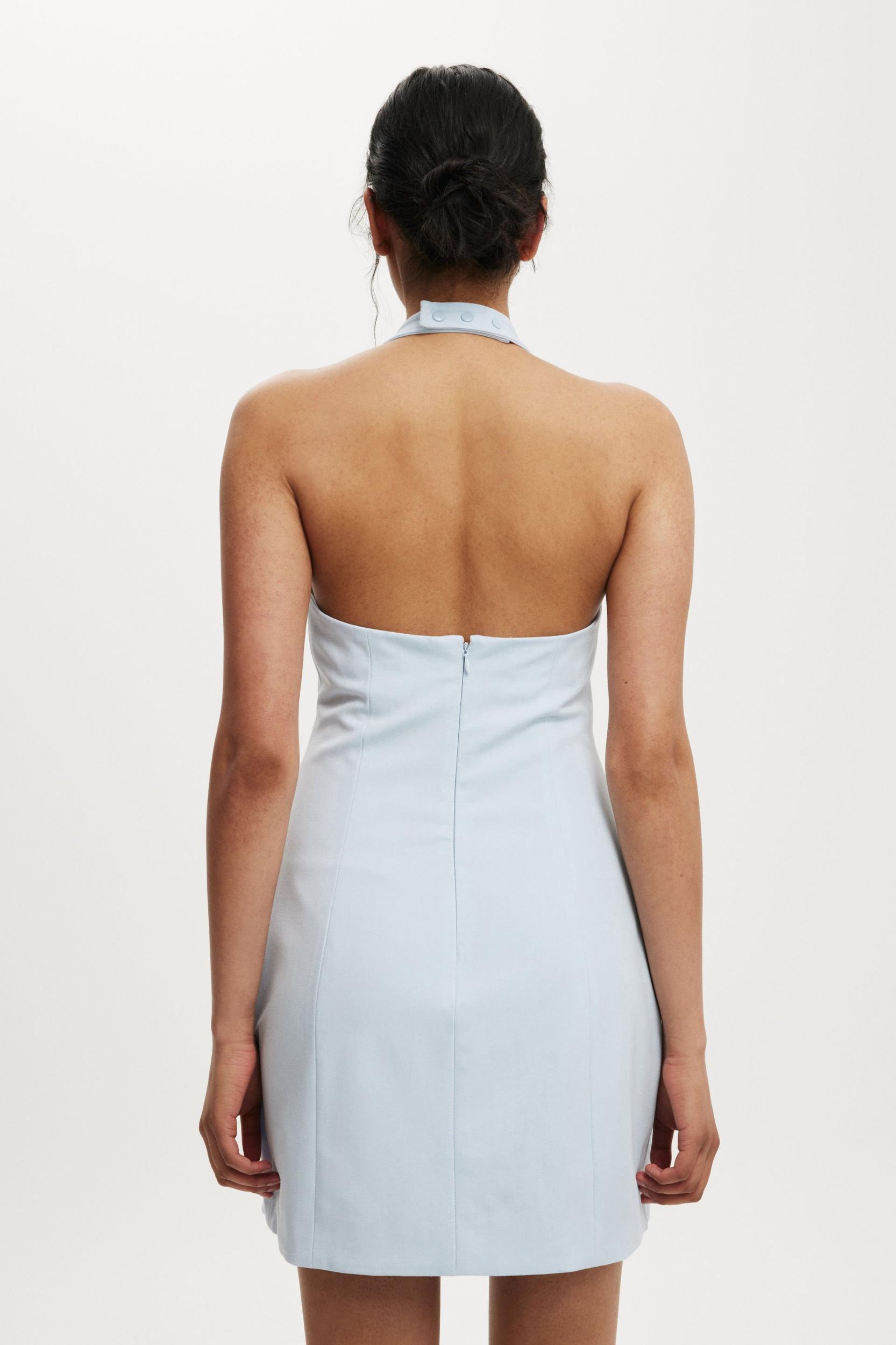 Izzy Halter Suiting Dress Product Image