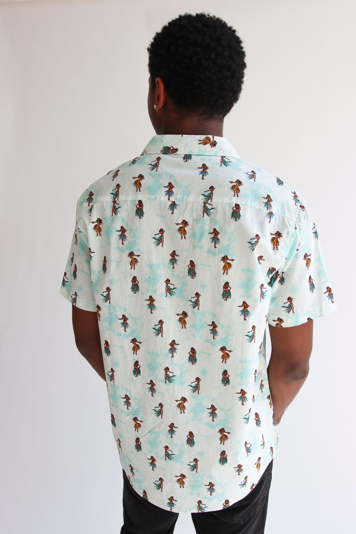 Hula Dancers Button Up Shirt Product Image