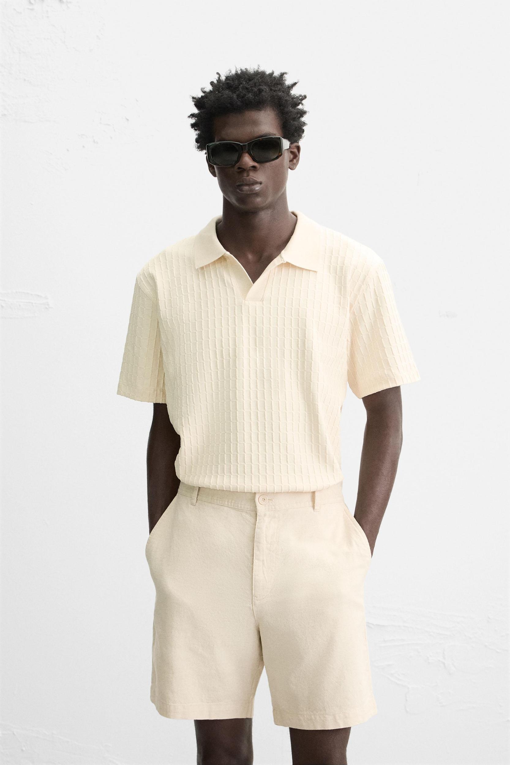 TEXTURED POLO Product Image