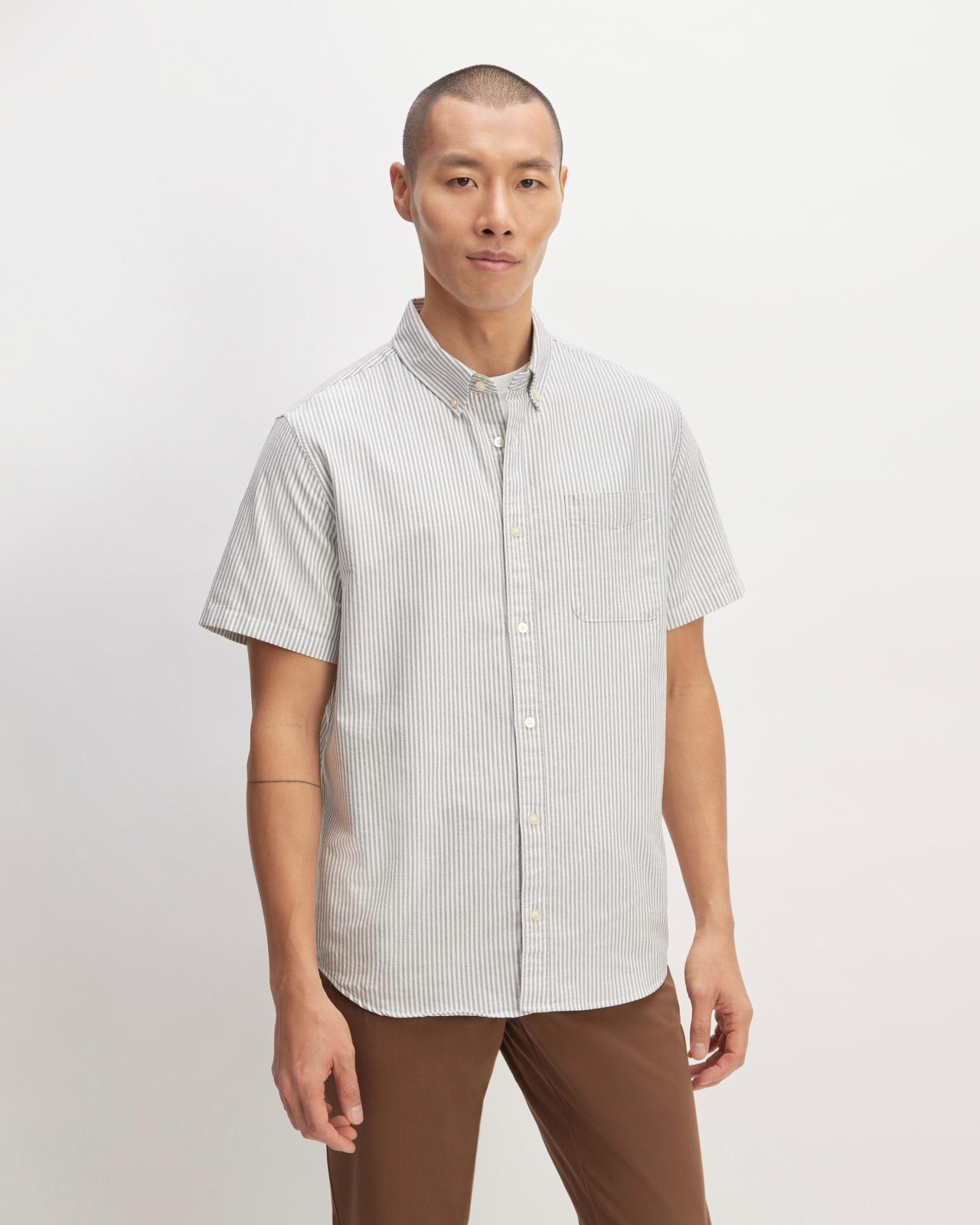 Mens Organic Short Sleeve Oxford Shirt by Everlane Product Image