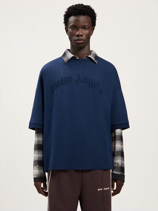 Curved Logo Loose Double T-Shirt Product Image