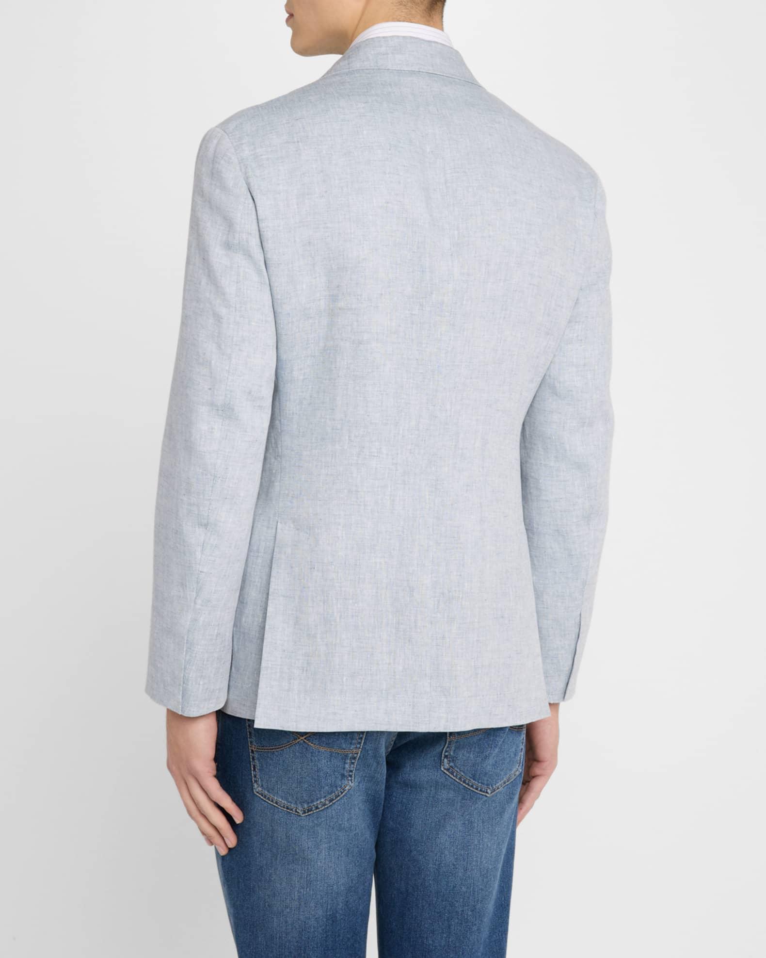 Men's Linen Single-Breasted Sport Coat Product Image