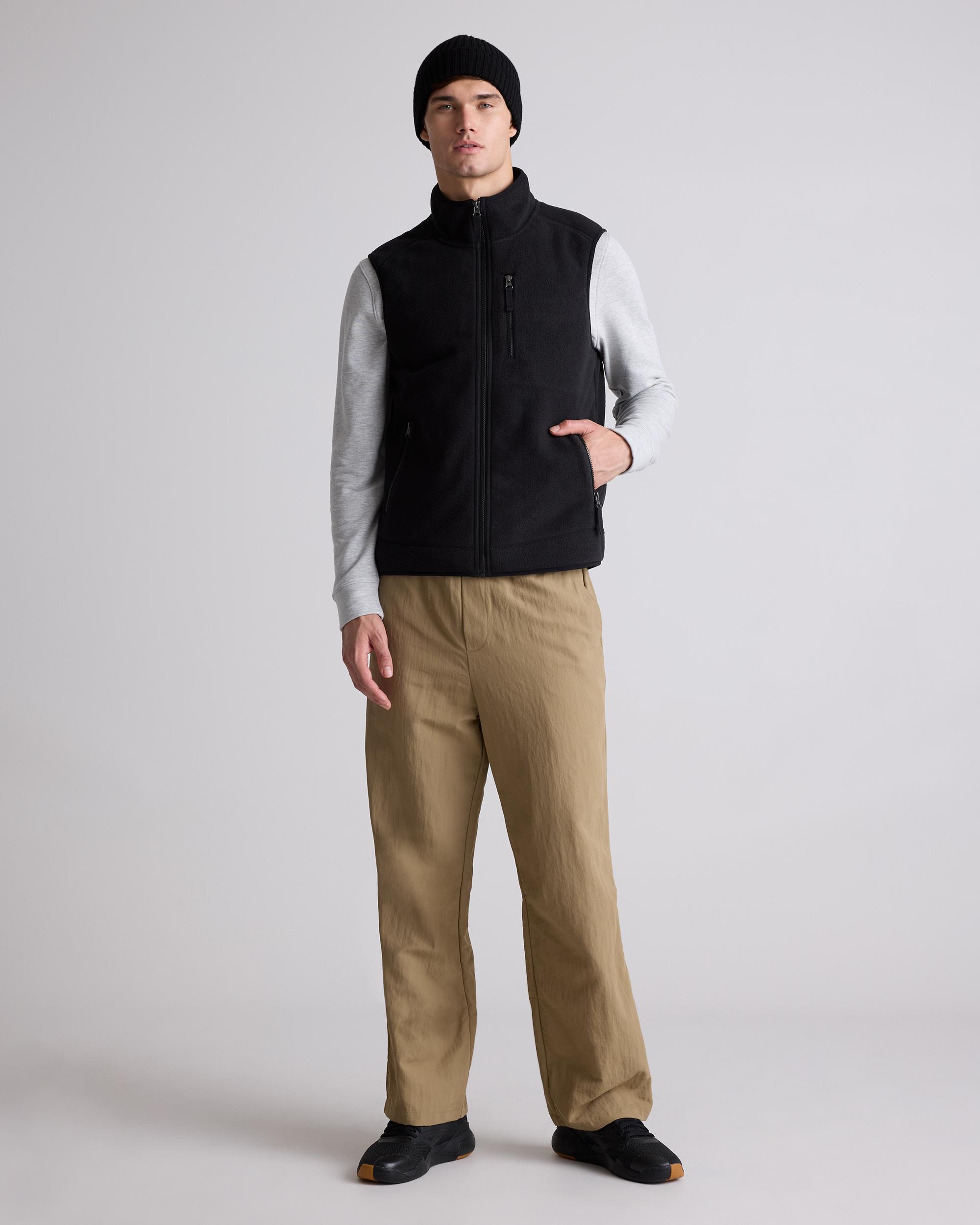 Quince | Men's Polar Fleece Full-Zip Vest Recycled Polyester Product Image