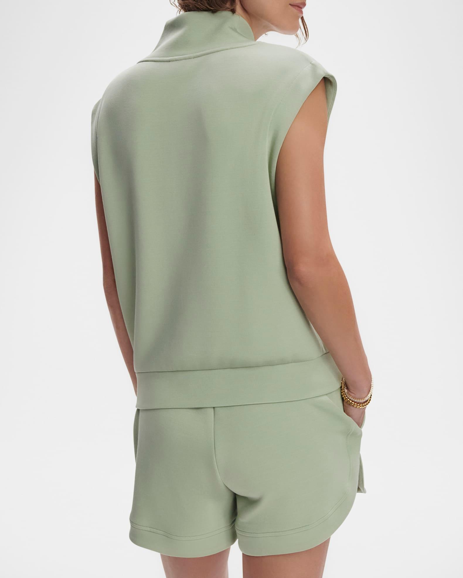 Loretta Half-Zip Sleeveless Sweatshirt  Product Image