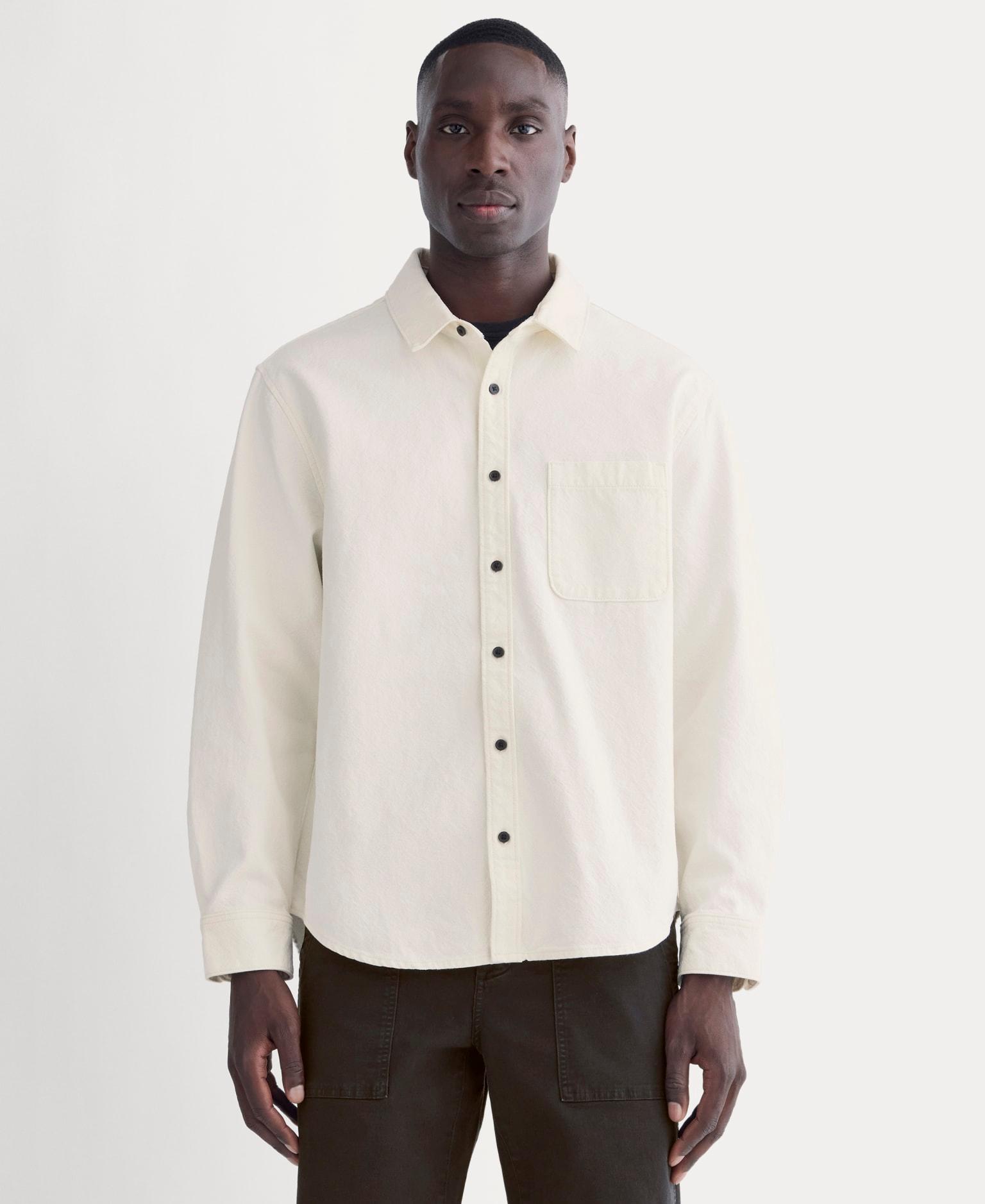 Mens Canvas Organic Cotton Overshirt Sweater by Everlane Product Image