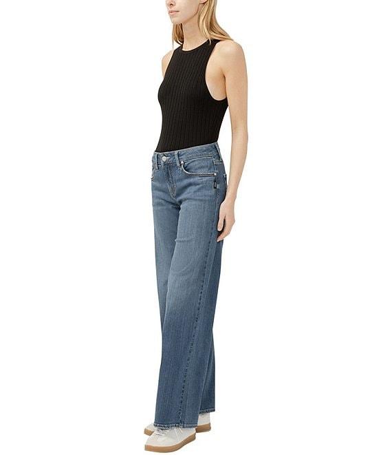 Silver Jeans Co. Suki Mid Rise Wide Leg Jeans Product Image