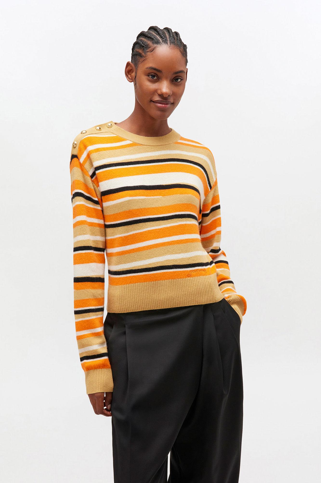 Striped Cashmere Sweater Product Image