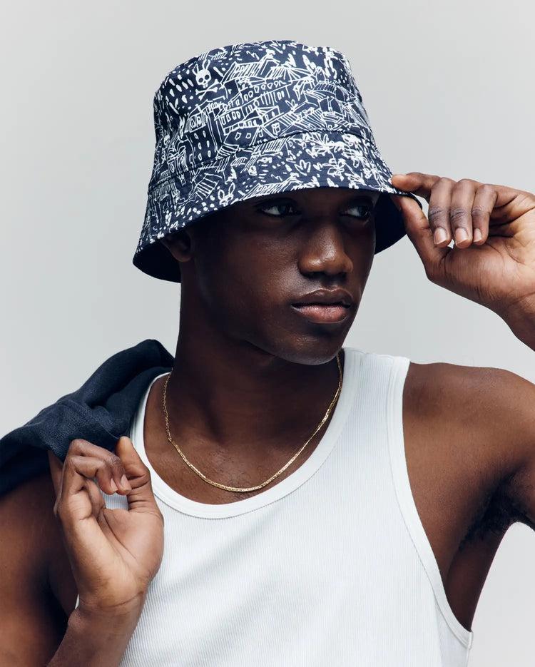 MENS NAXOS REVERSIBLE BUCKET HAT - MO1500006 Male Product Image