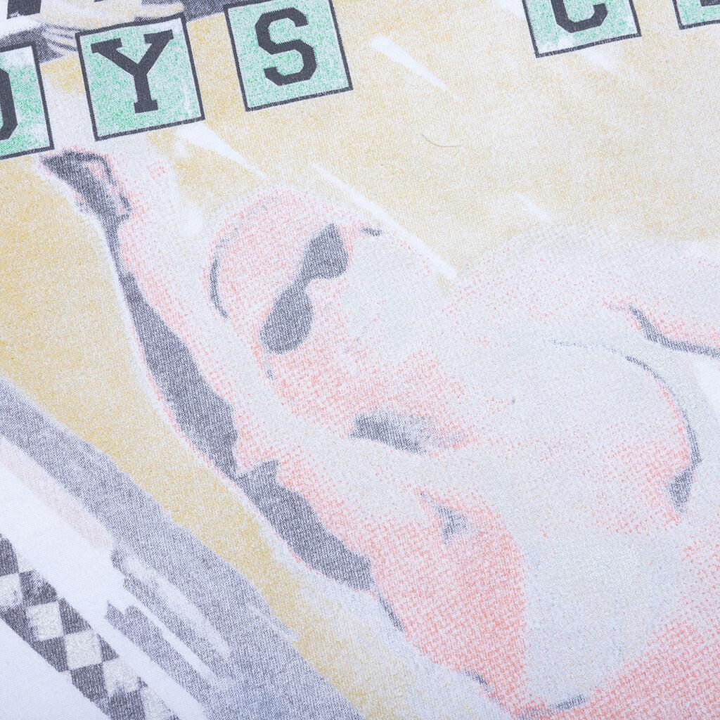 Sighting S/S Oversized Knit Shirt - White Male Product Image