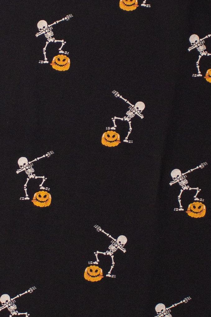 Dancing Skeletons & Pumpkins T-Shirt Product Image