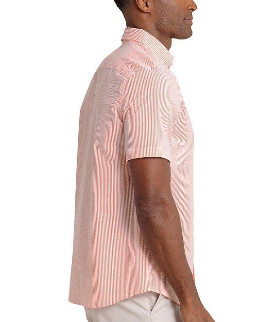 Southern Tide Stretch Stripe Seersucker Follyfield Short Sleeve Woven Shirt Product Image