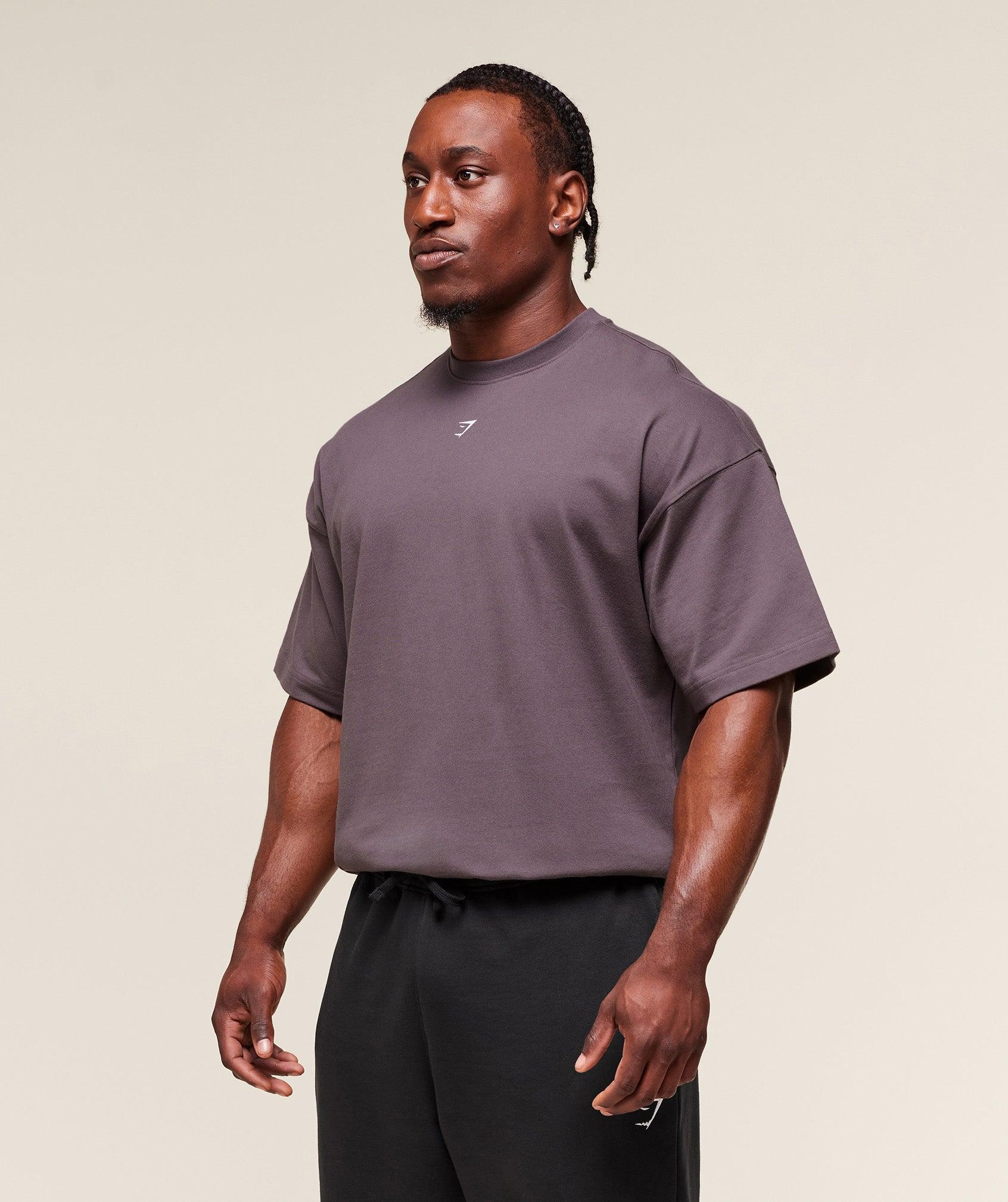 Gymshark Forged By Iron T-Shirt - Brushed Purple Male Product Image