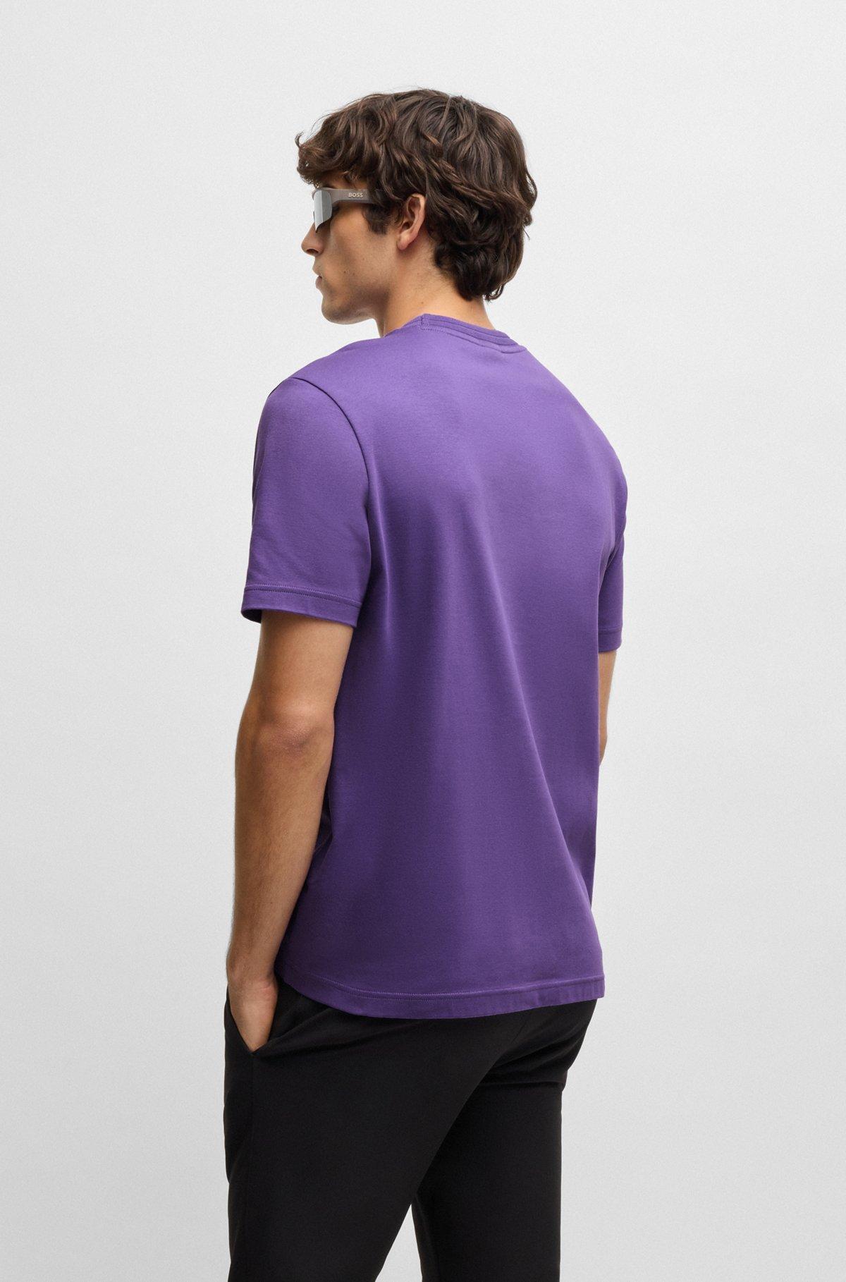 Thermo-regulating T-shirt in cotton with Double B monogram Product Image