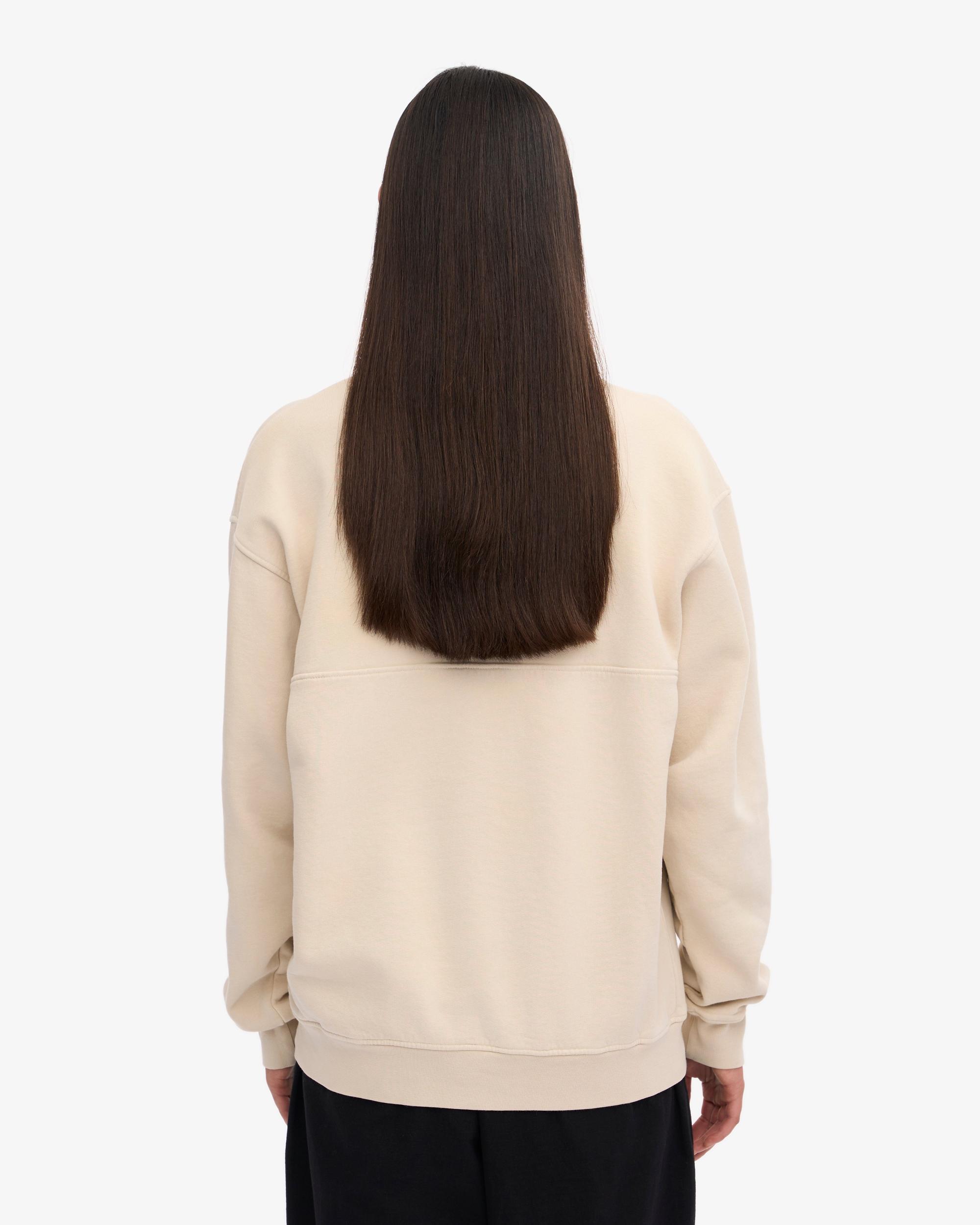 Organic Quarter Zip - Ivory White Product Image