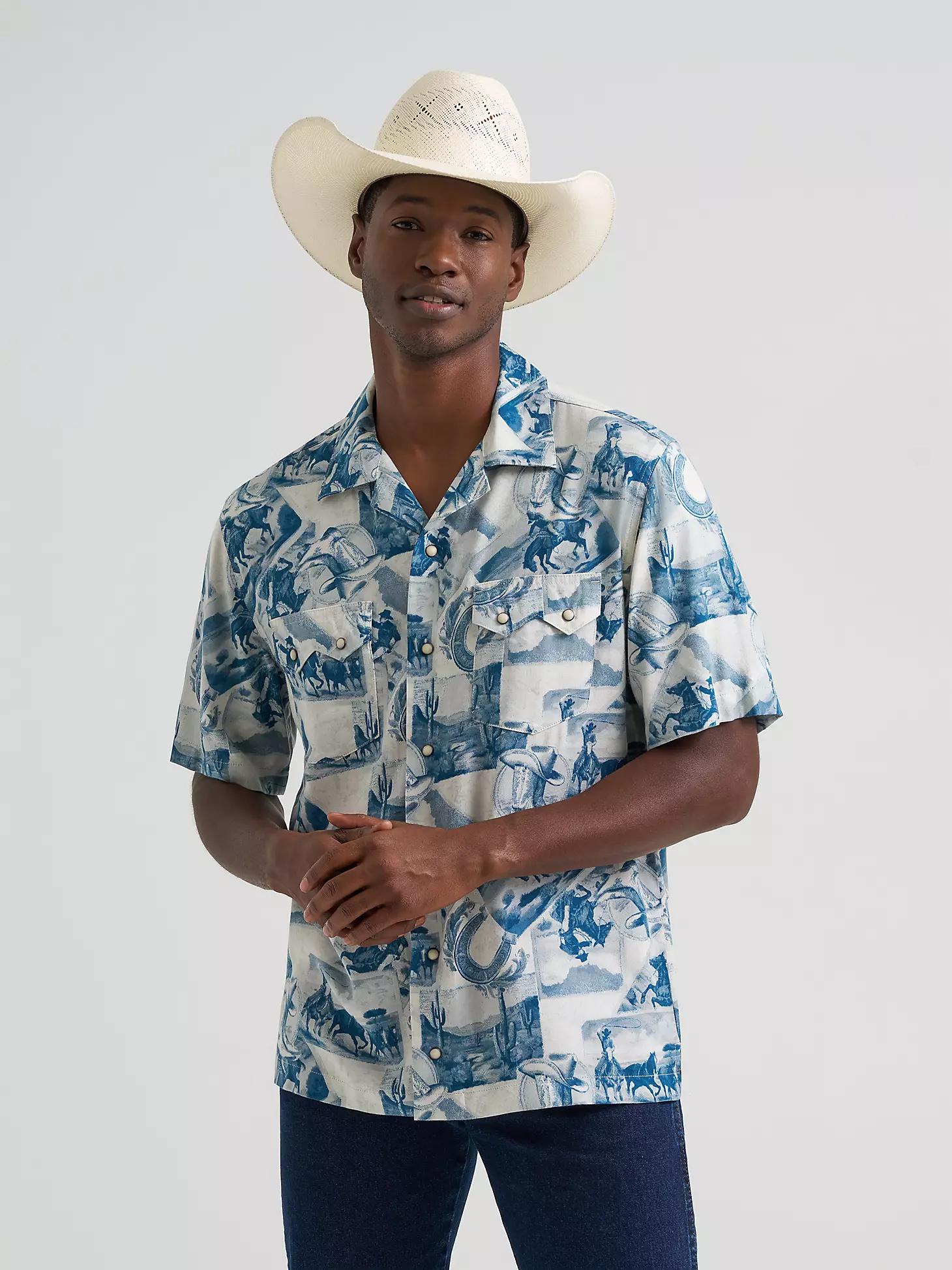 Wrangler® Coconut Cowboy Camp Shirt | Men's SHIRTS | Wrangler® Product Image