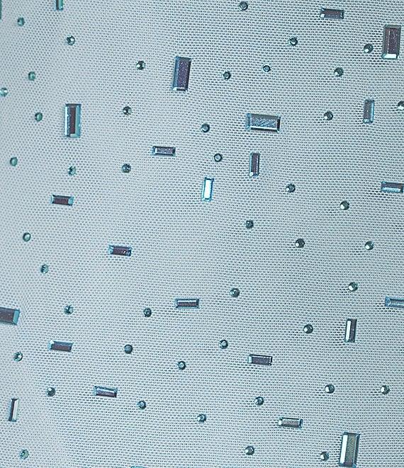 Jump Rhinestone Scoop Neck Spaghetti Strap A-Line Dress Product Image