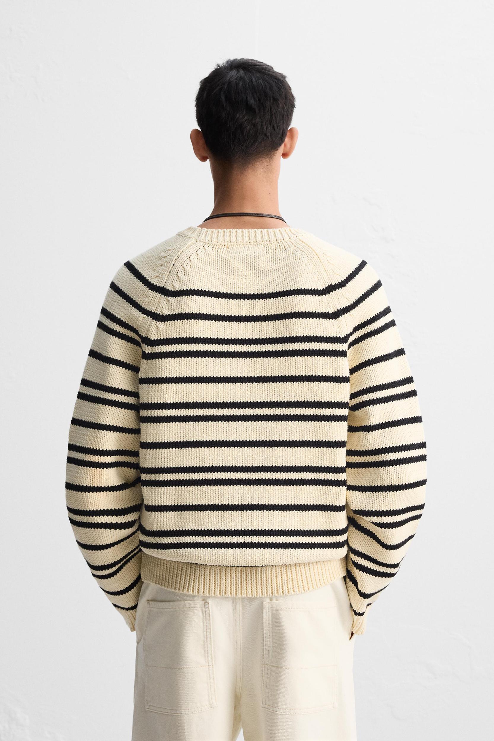 LIMITED EDITION TEXTURED STRIPE SWEATER Product Image
