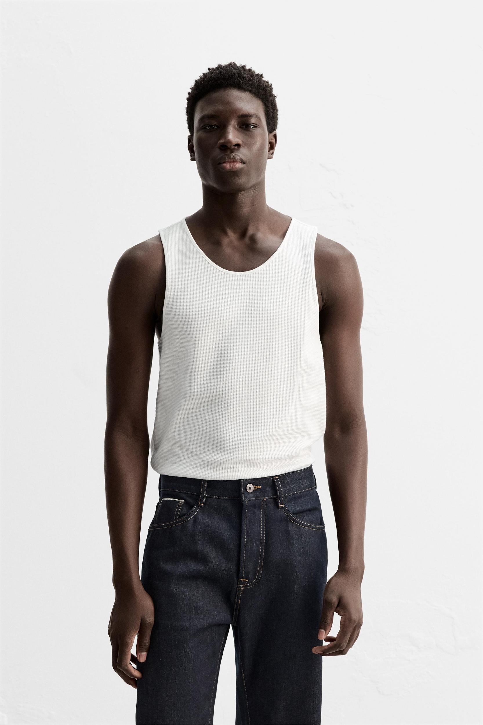 WAFFLE TANK T-SHIRT Product Image