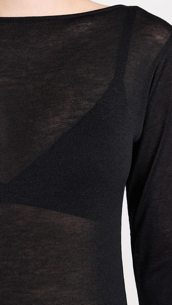 DL1961 Long Sleeve Boat Neck Tee | Shopbop Product Image