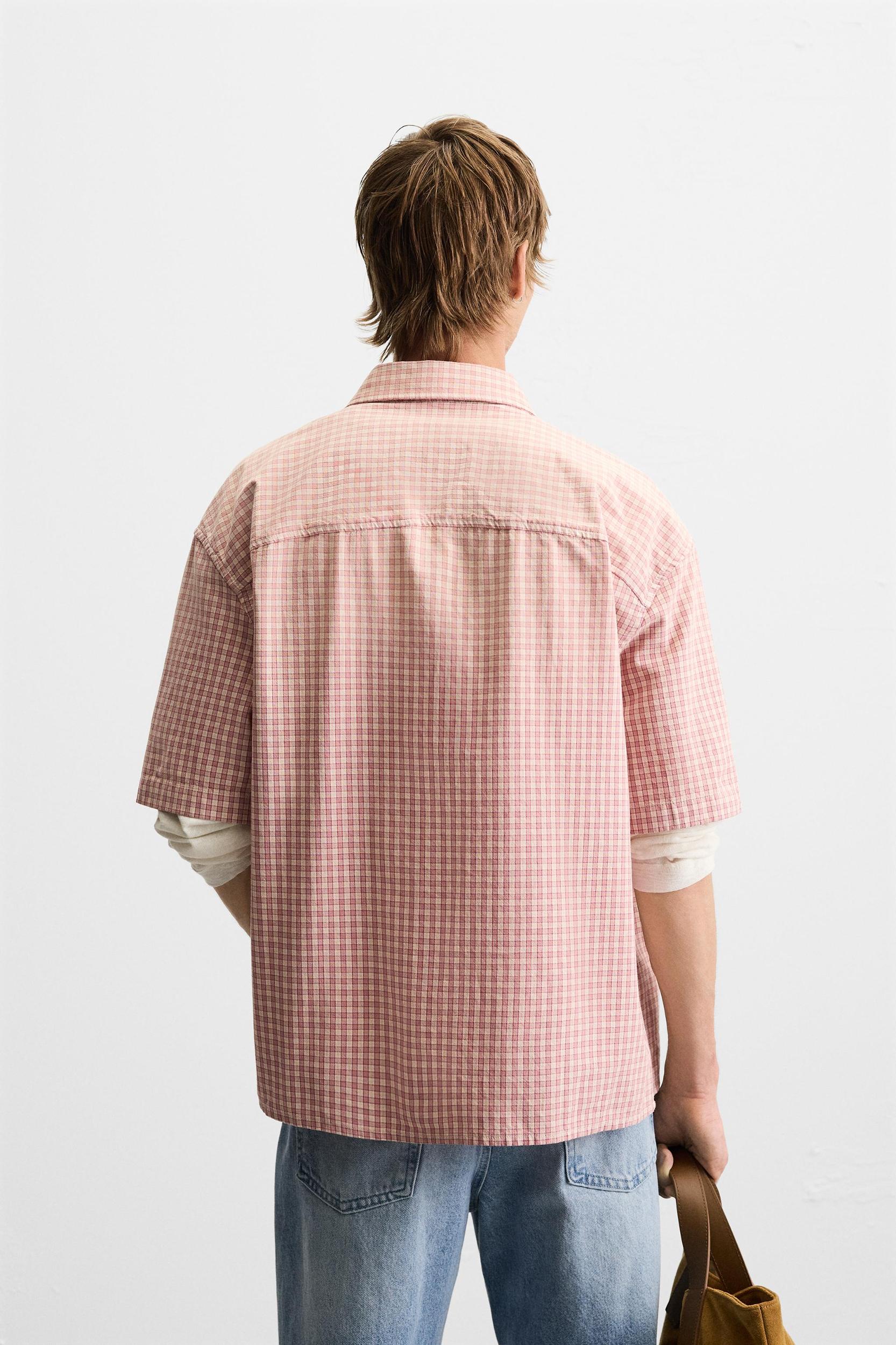 PLAID COTTON SHIRT Product Image