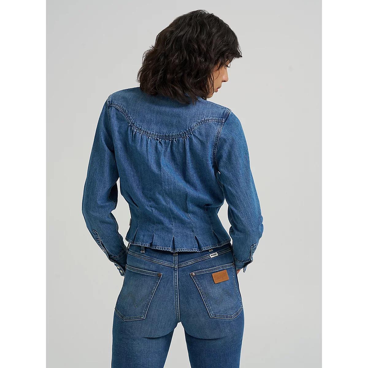 Women's Femme Peplum Shirt in Light Hand Product Image