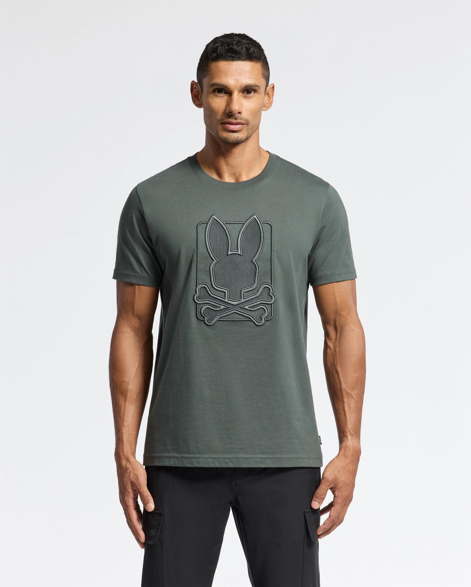 MENS PIERCE EMBROIDERED GRAPHIC TEE - B6U115E200 Male Product Image