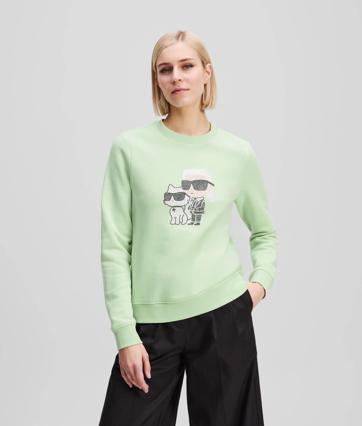 RHINESTONE IKON KARL & CHOUPETTE SWEATSHIRT Product Image