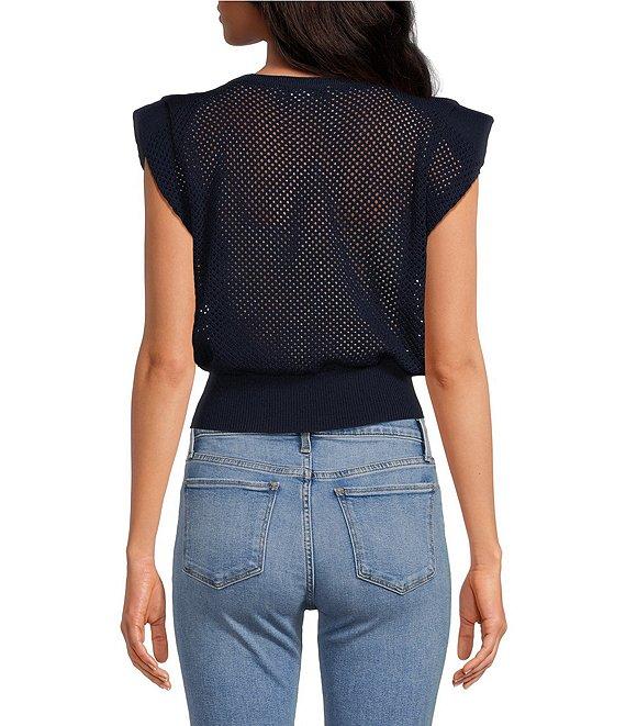 Anna & Ava Open Knit Top Product Image