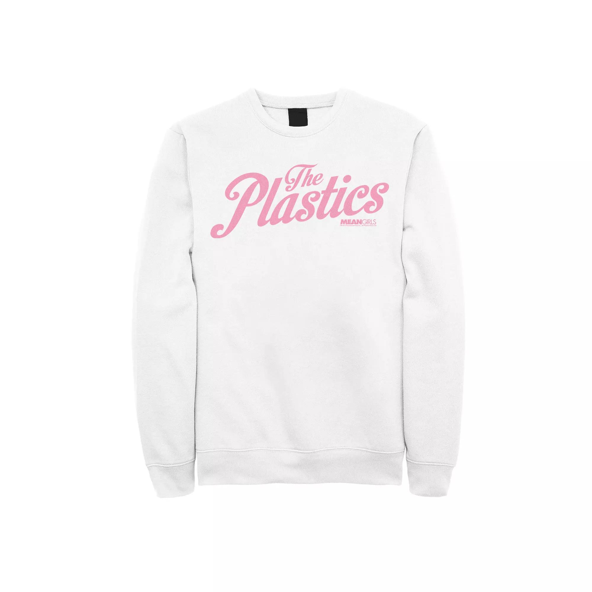 Men's Mean Girls The Plastics Sweatshirt, Size: Large, White Product Image