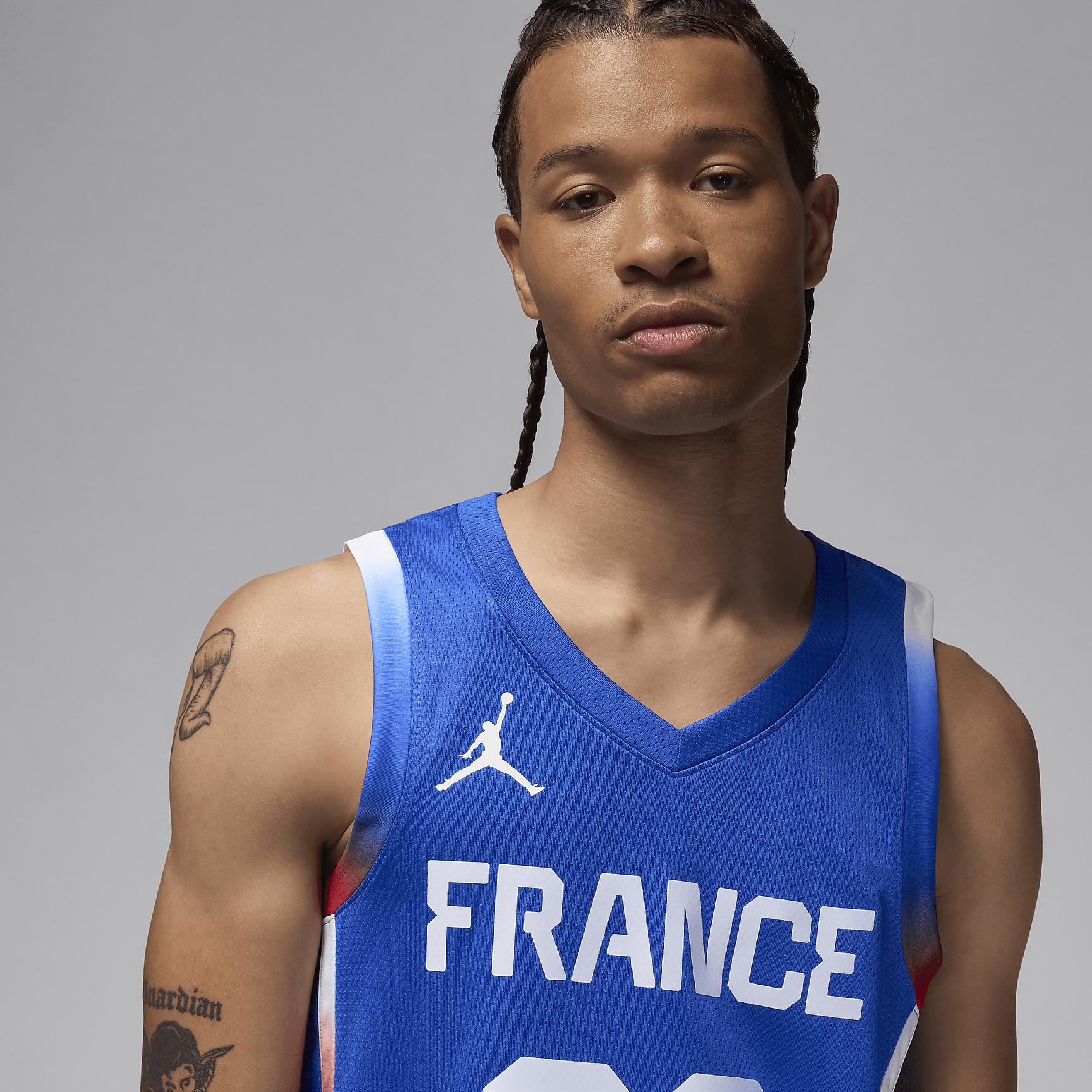 Victor Wembanyama France Limited Road Men's Jordan Basketball Replica Jersey Product Image