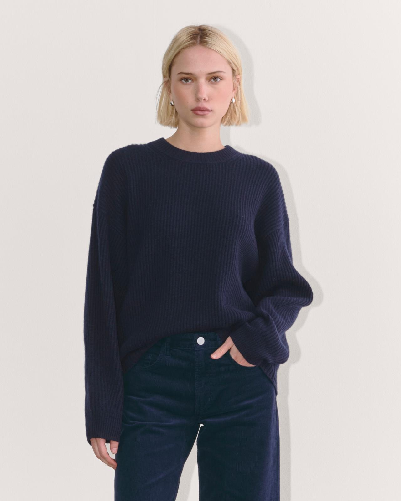 Womens Cocoon Crew in Wool Cashmere Sweater by Everlane Product Image