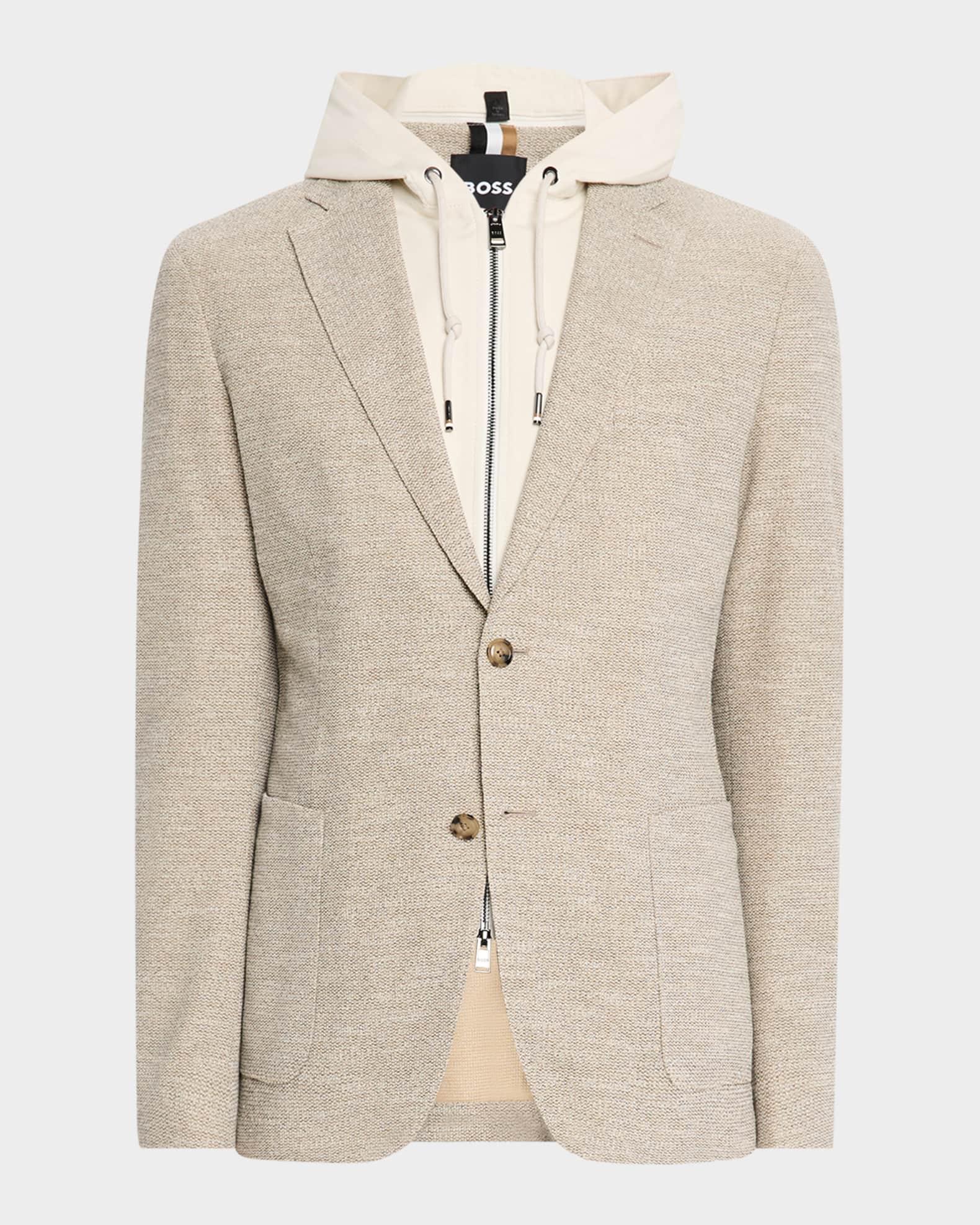 Men's Hanry Sport Coat with Inset Hoodie  Product Image