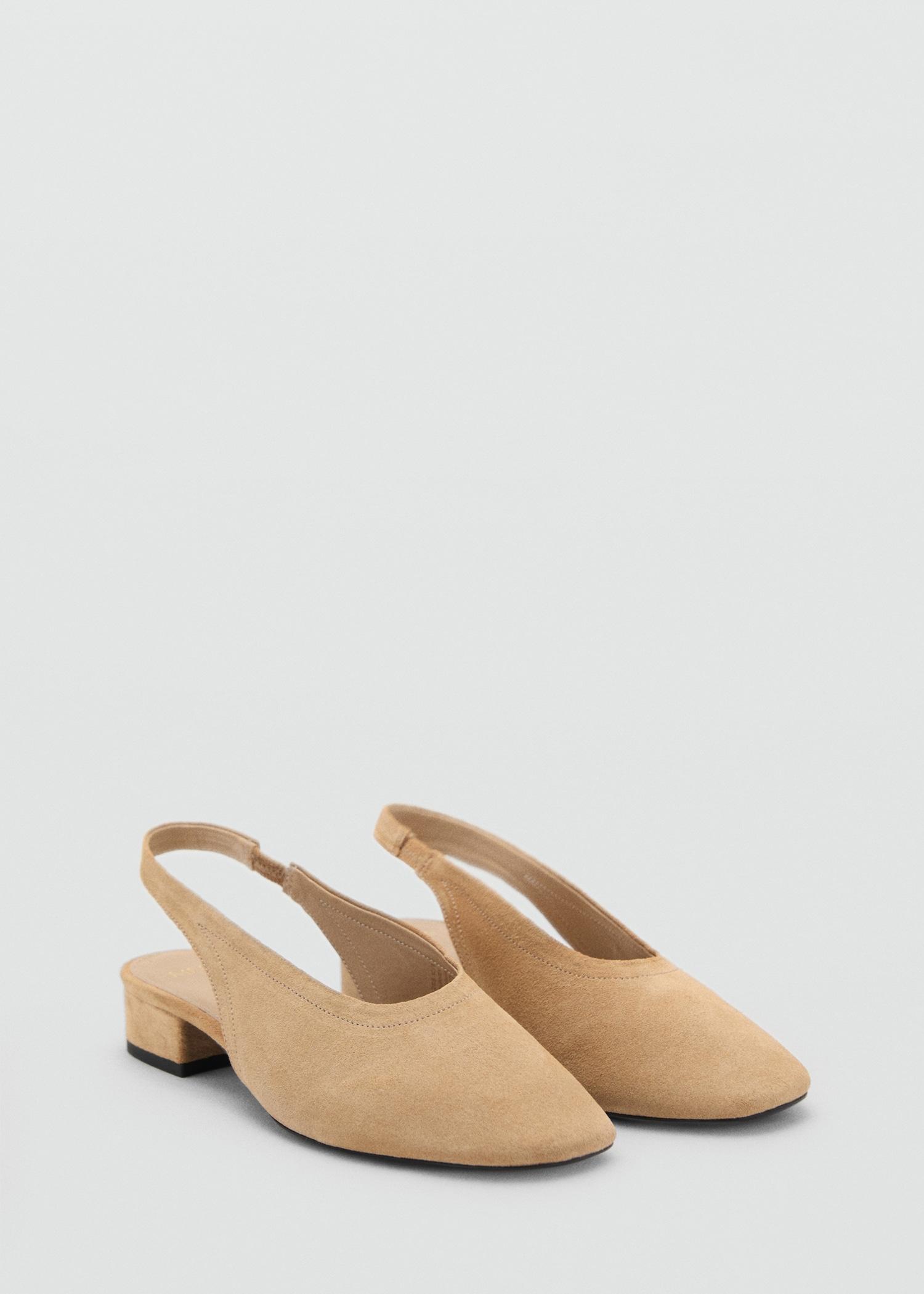 Suede heeled shoes - Women | MANGO USA Product Image