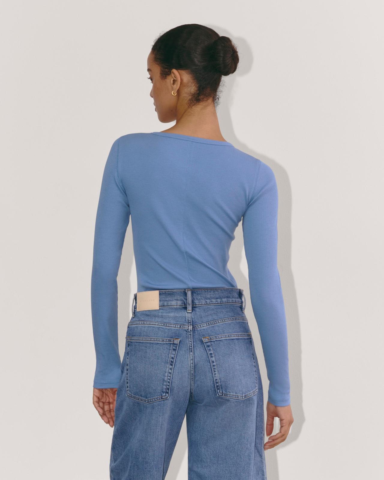 Womens Luxe Rib Long-Sleeve Crew Sweater by Everlane Product Image