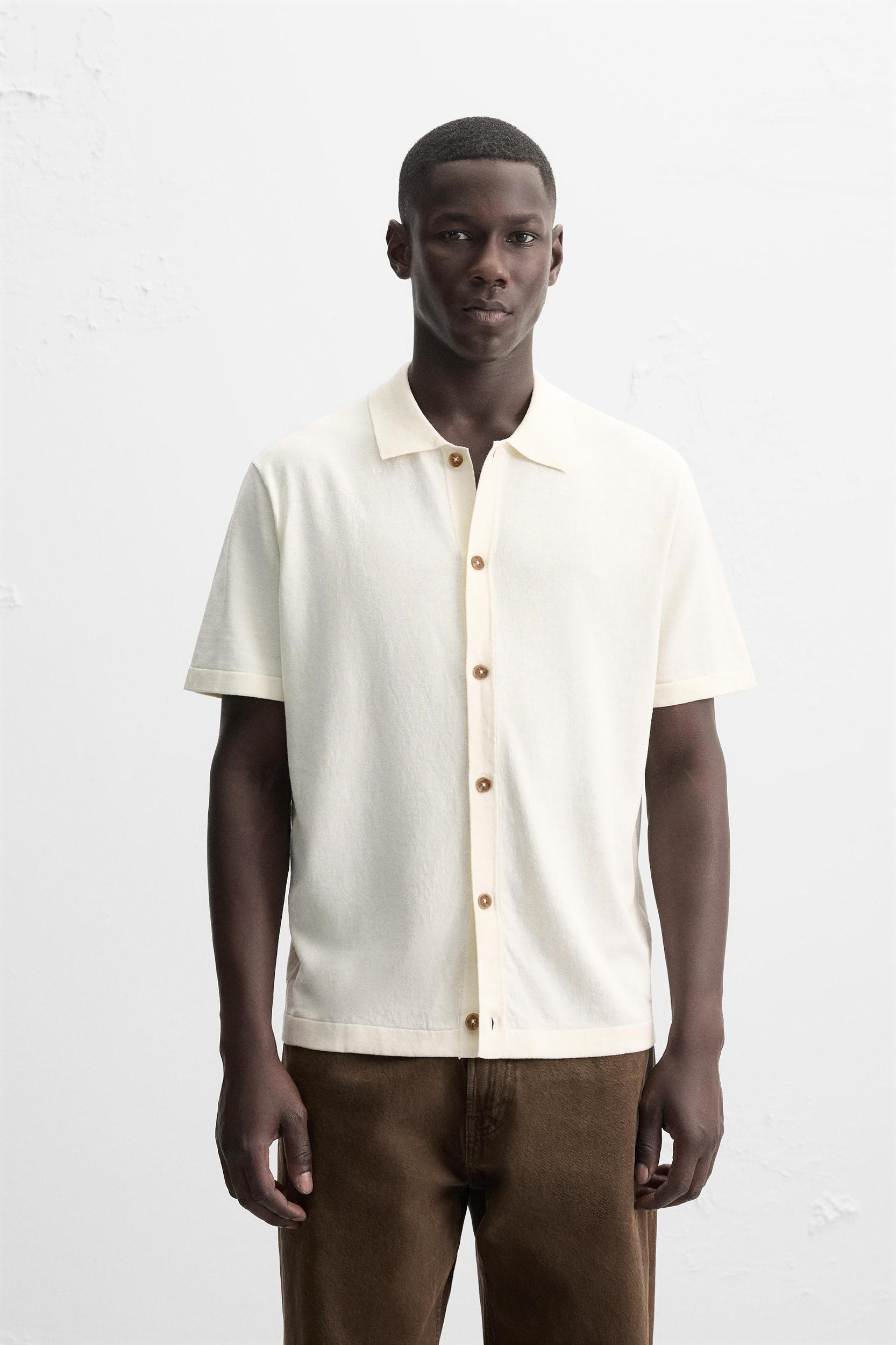 REGULAR FIT KNIT SHIRT Product Image