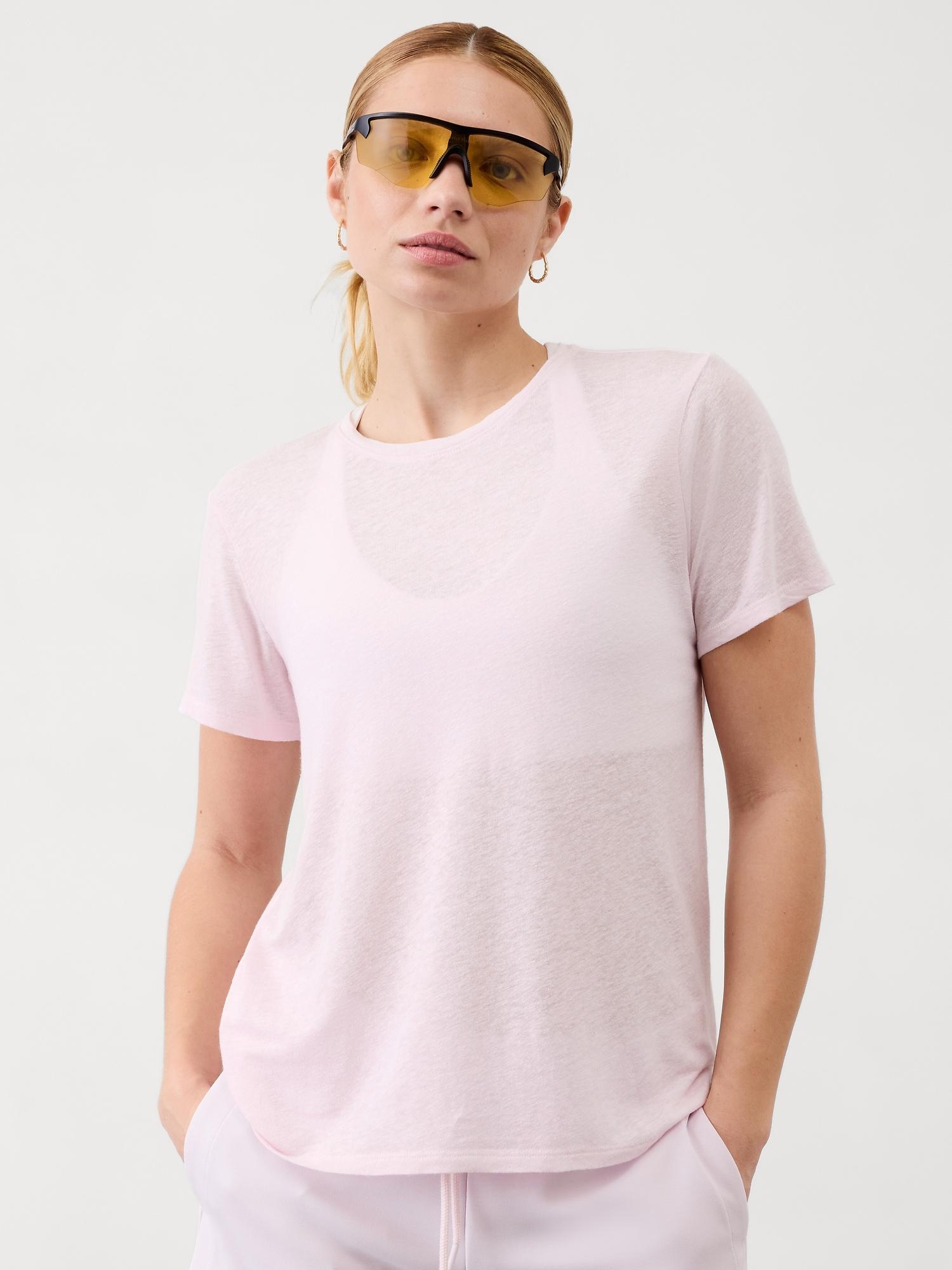 Getaway Linen Blend Tee Product Image