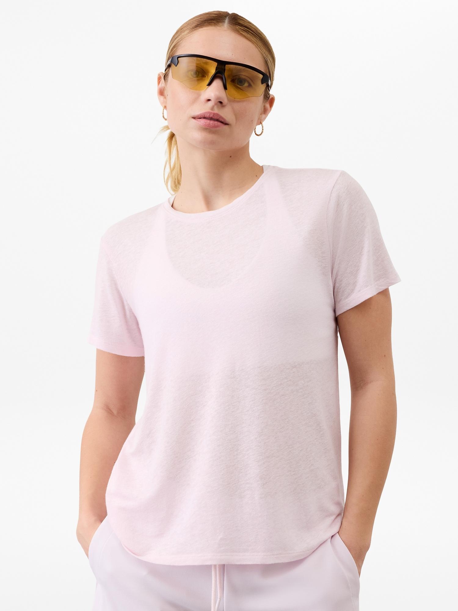 Getaway Linen Blend Tee Product Image