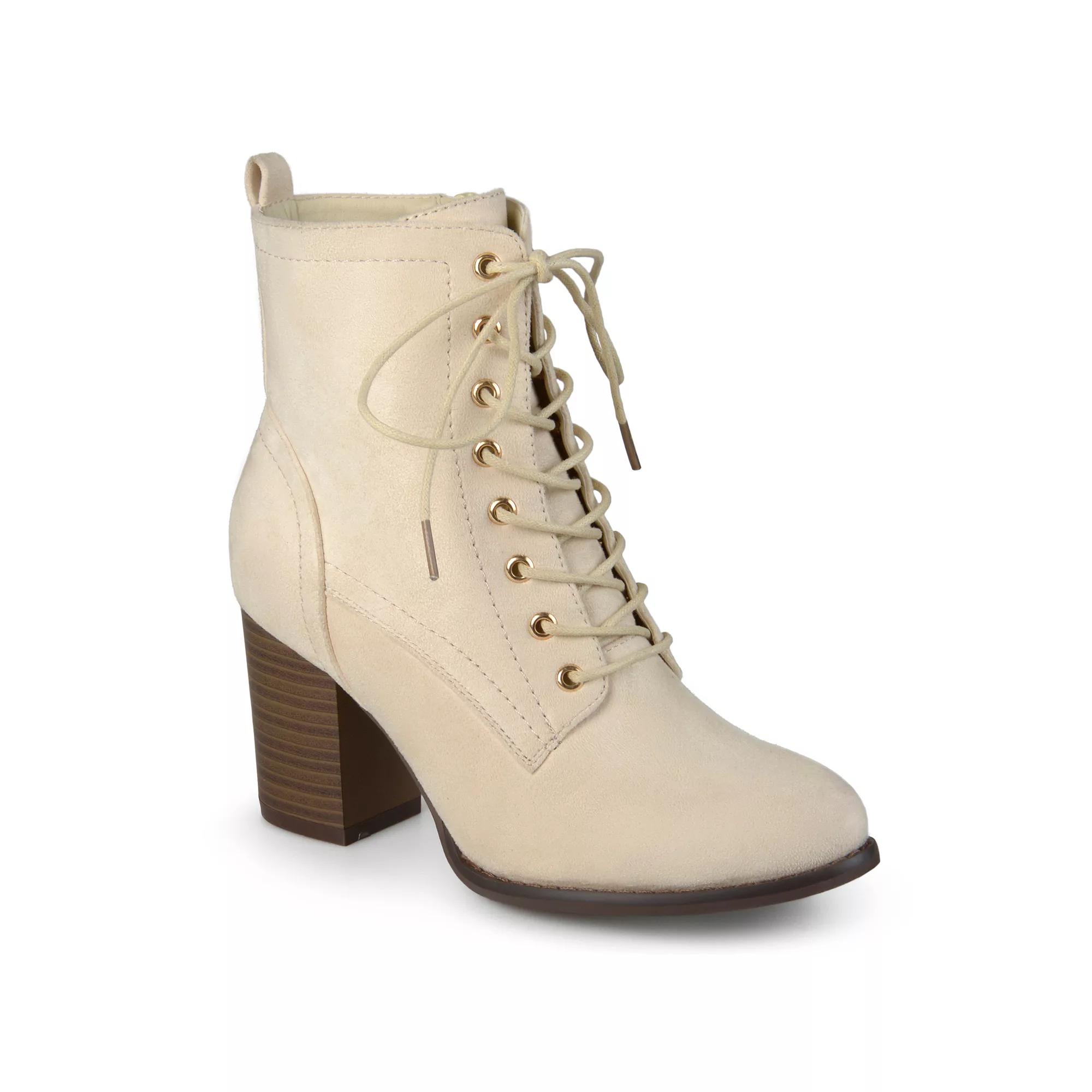 Journee Baylor Women's Block Heel Ankle Boots,  Product Image