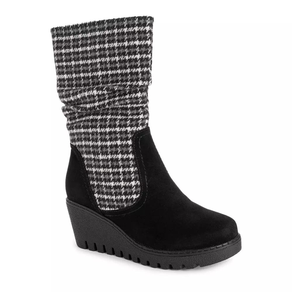 MUK LUKS Vermont Stowe Women's Wedge Boots,  Product Image