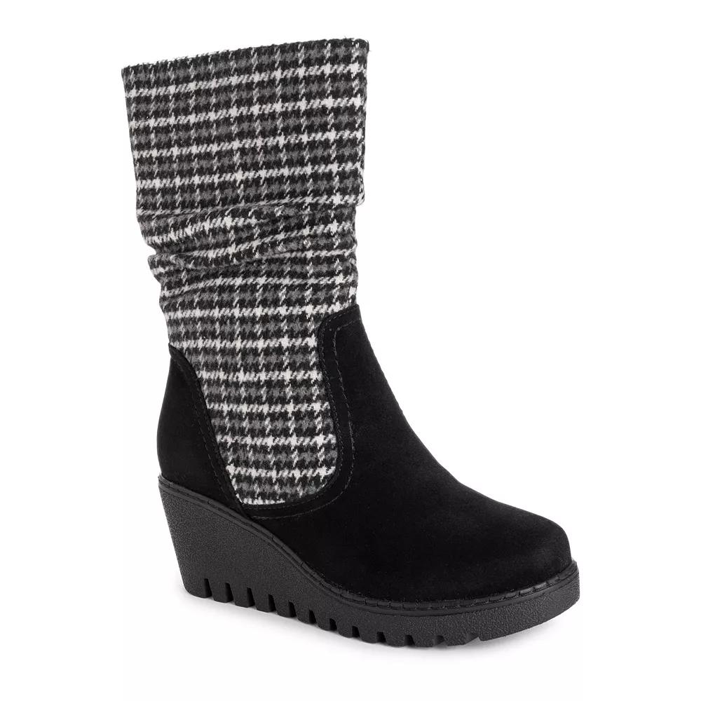 MUK LUKS Vermont Stowe Women's Wedge Boots,  Product Image