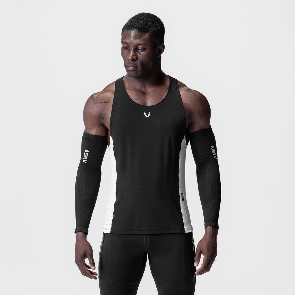 0949. Laser-Vent™ Singlet Tank - Black/White Product Image