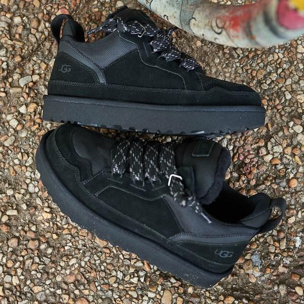 UGG Mens UGG Lowmel - Mens Shoes Black Product Image