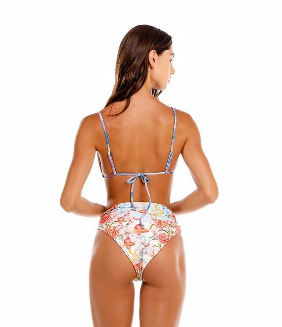 Agua Bendita Lily Nacar Twist Waist High Waisted Swim Bottom Product Image
