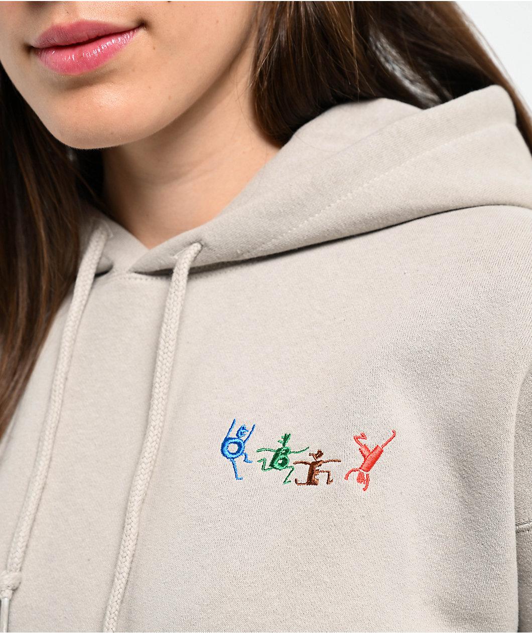 Obey Play Silver Grey Hoodie Product Image