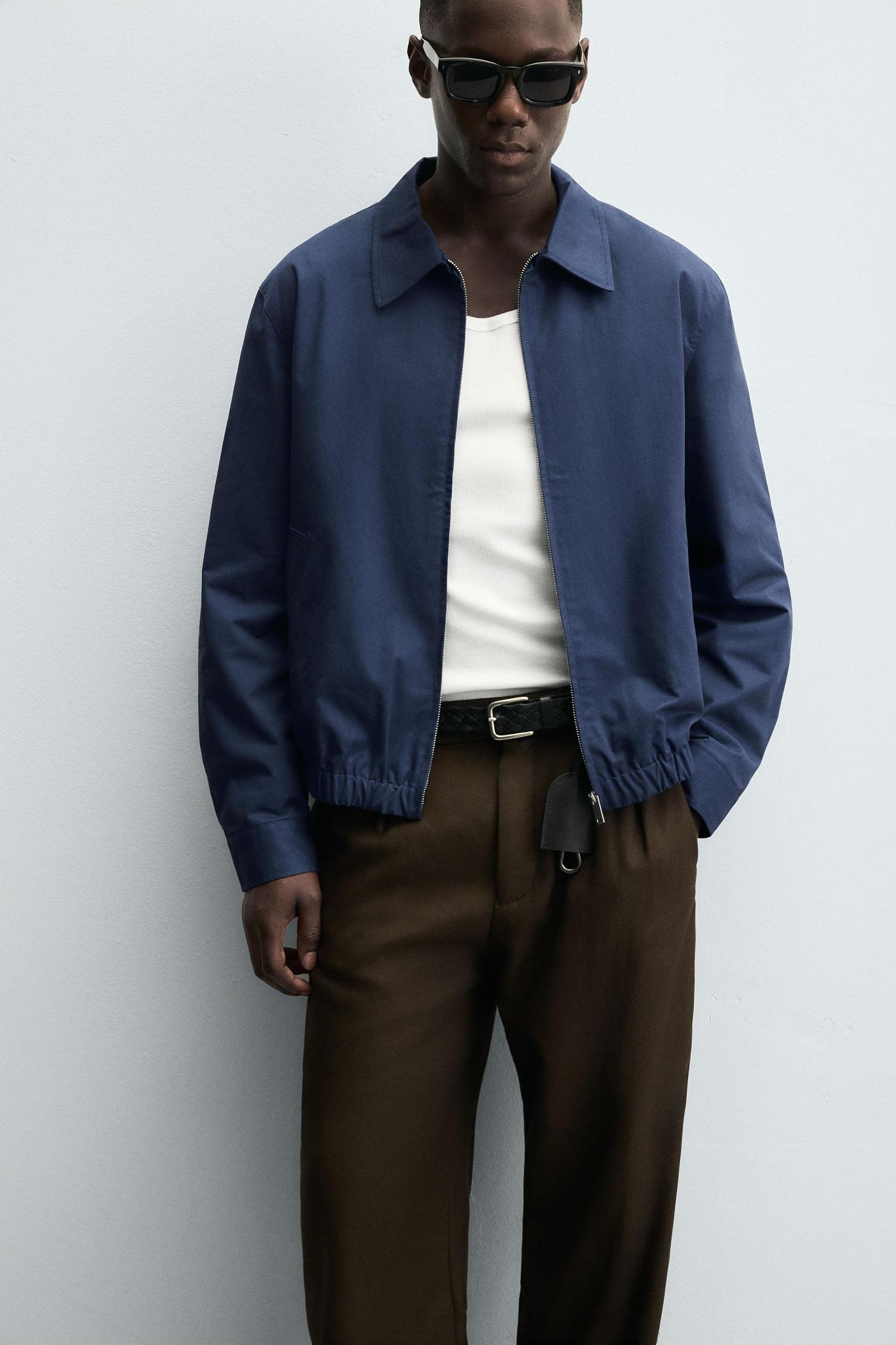 REGULAR FIT COTTON JACKET Product Image